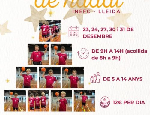 El Lleida Handbol Club organitza el Casal de Nadal: Esport i valors per als més joves aquestes festes