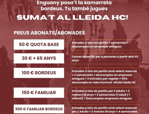 El Lleida Handbol Club engega una campanya per sumar abonats i col.laboracions en el seu històric repte a la Divisió d’Honor Or femenina