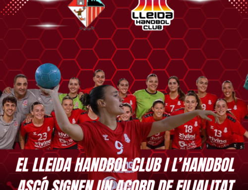 El Lleida Handbol Club reforça el seu projecte de la Divisió d’Honor Or femenina amb un acord de filialitat amb el Club Handbol Ascó
