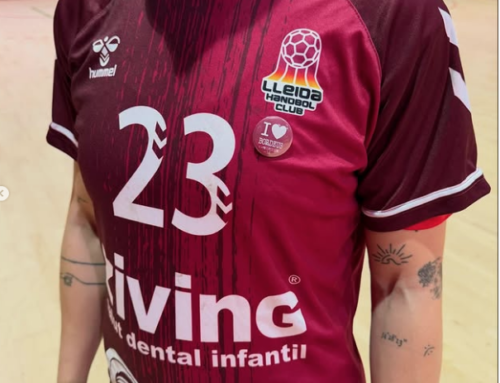 El Lleida Handbol Club, primer equip lleidatà a adherir-se a la campanya solidària “I love Bordeus” de Postureig Lleida
