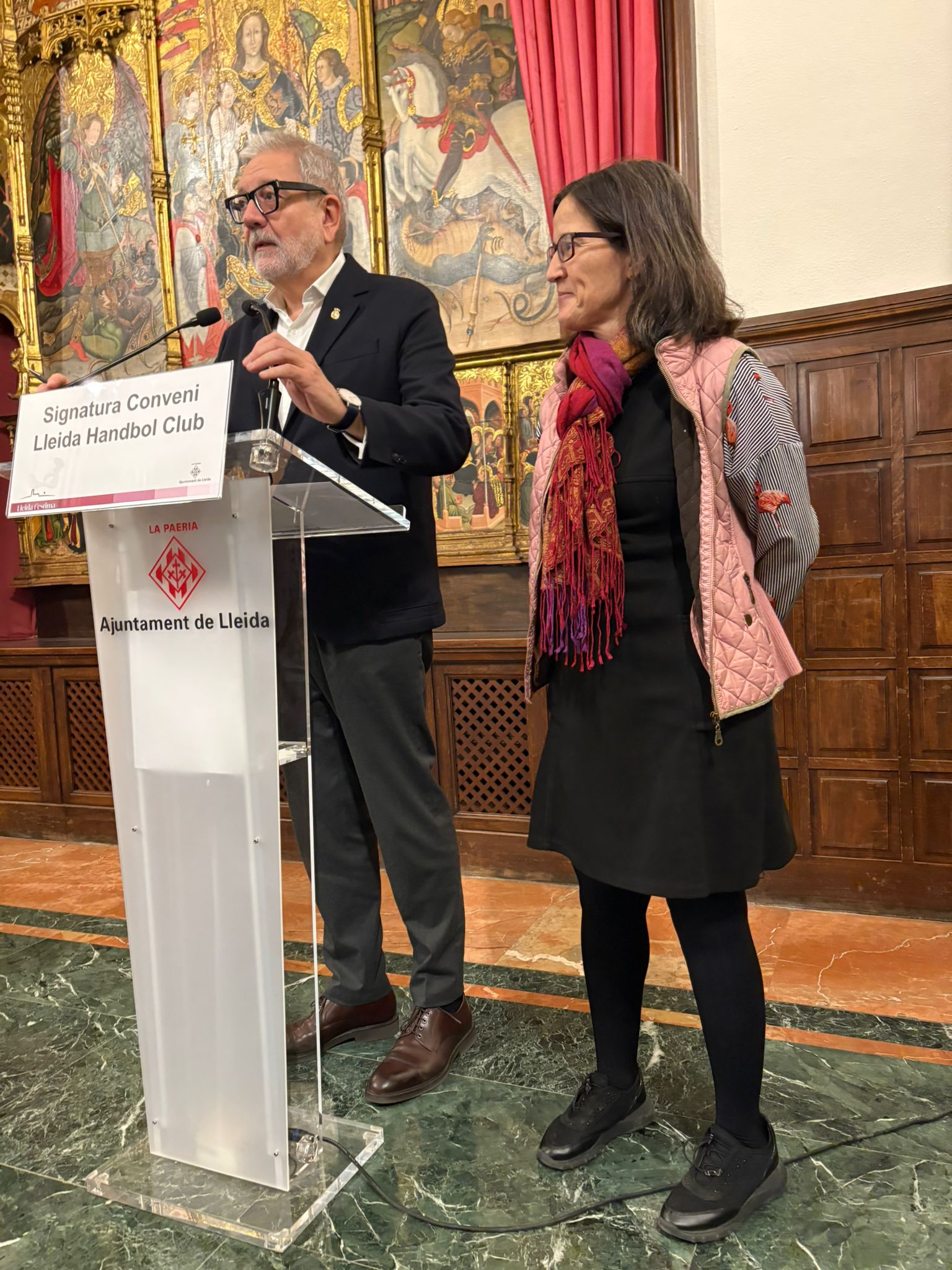 Signatura conveni Ajuntament de Lleida amb el Lleida Handbol Club 2025 1 7